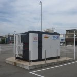 倉敷市環境交流スクエア駐車場簡易水素ステーション設置工事