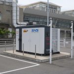 倉敷市環境交流スクエア駐車場簡易水素ステーション設置工事