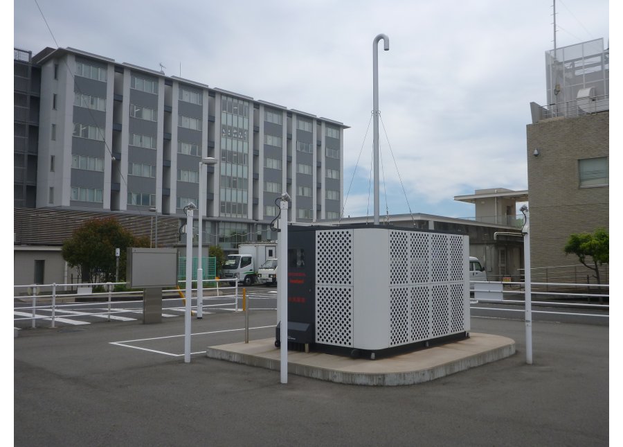 倉敷市環境交流スクエア駐車場簡易水素ステーション設置工事